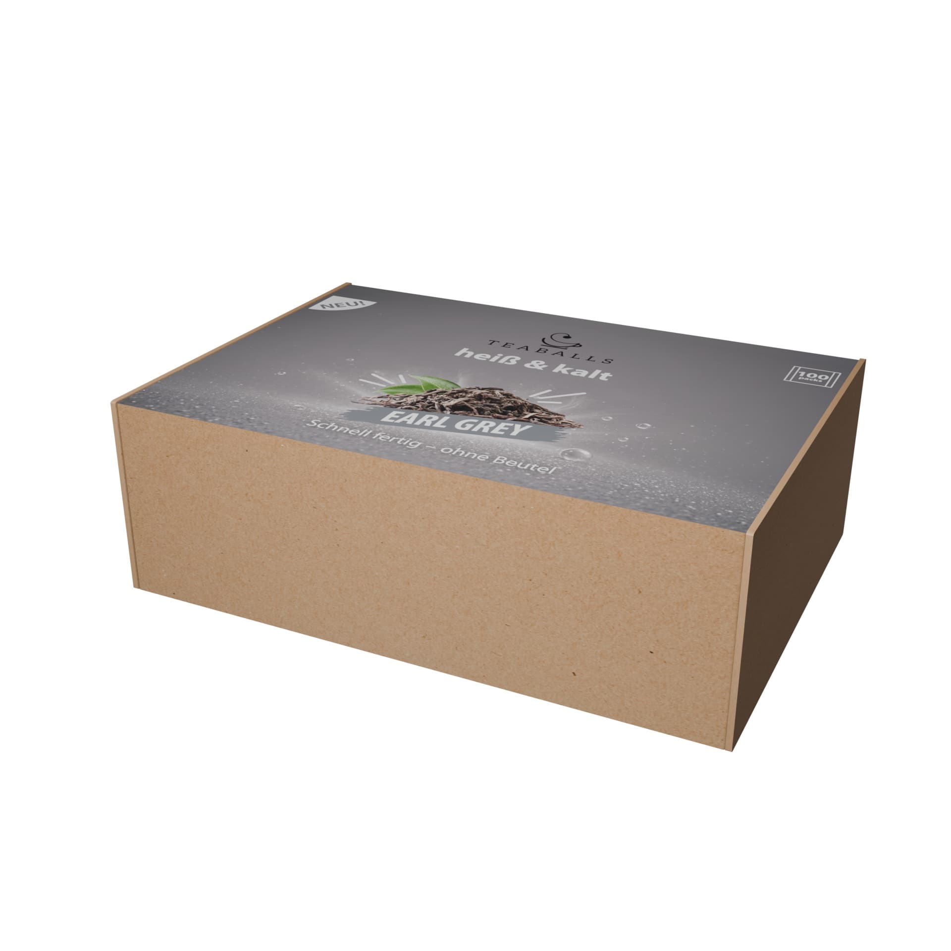 TEABALLS heiß & kalt – Earl Grey 100er Gastrobox